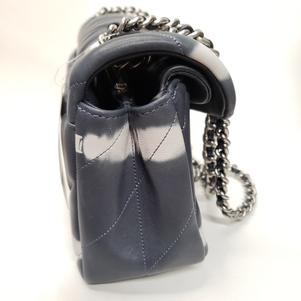 Coach Tabby 26 Tie Dye Metallic Gray Quilted Shoulder Bag - Picture 7 of 15